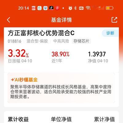 品股论基：目前整个市场纯血的存储芯片基金