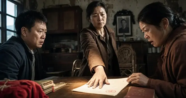 哥哥伪造爸的签名过户了老宅，我把笔迹鉴定往桌上一放，他慌了