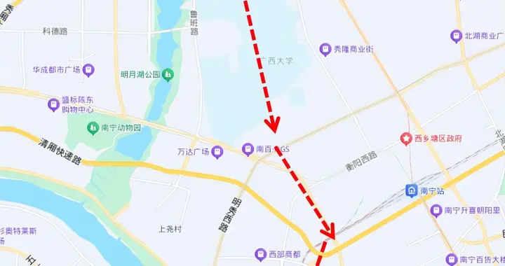 南宁南北快速路「改道」实锤！这次变绕了