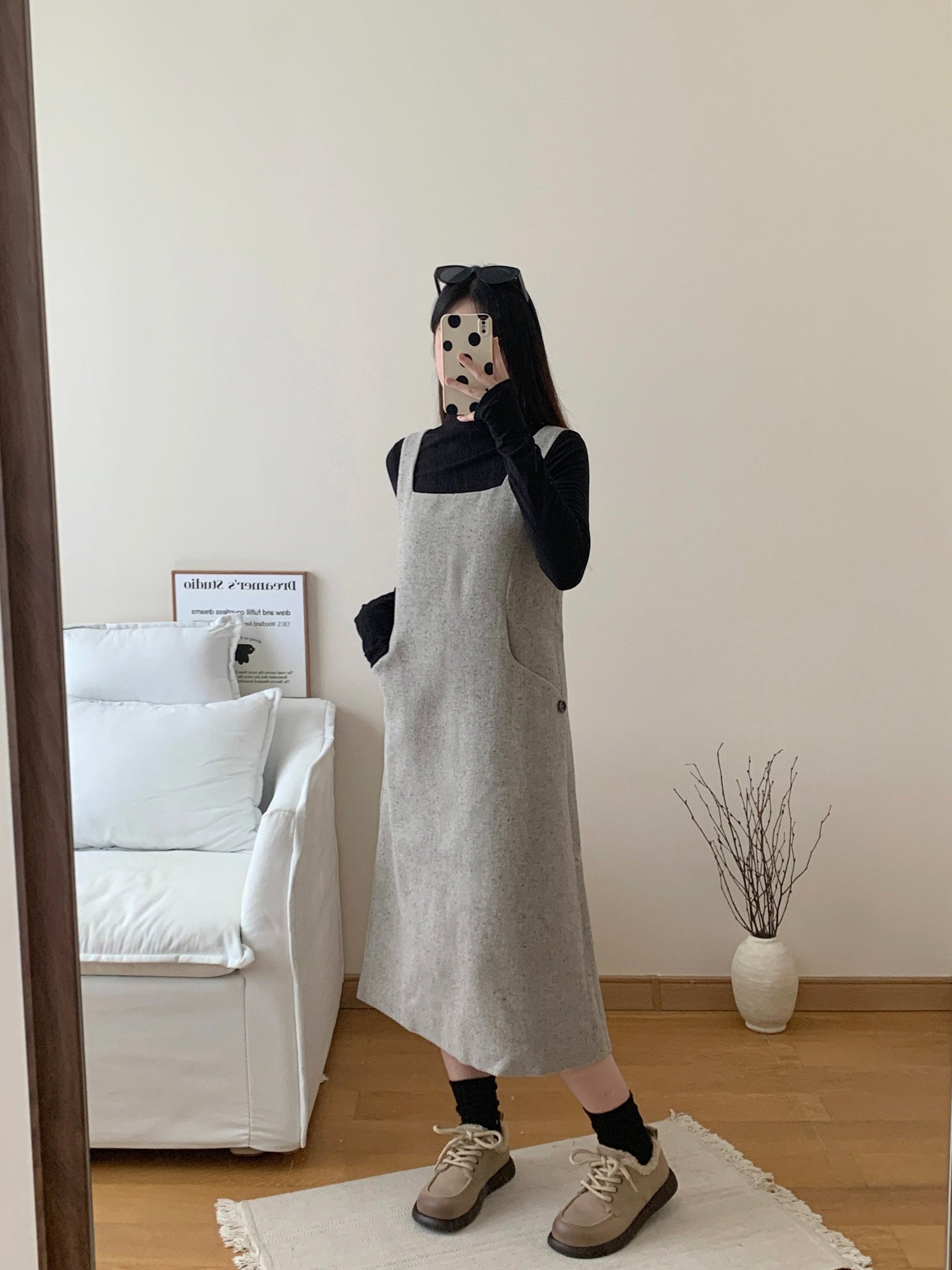 小香风连衣裙也太气质了😭