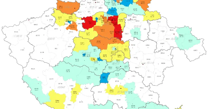 2025年前三季度平顶山市各区县生产总值