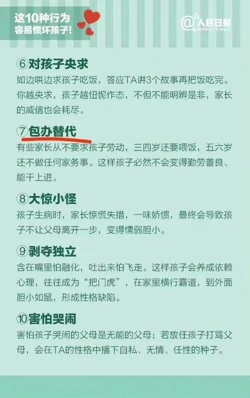 《人民日报》公布：这样的养育，你千万别做！