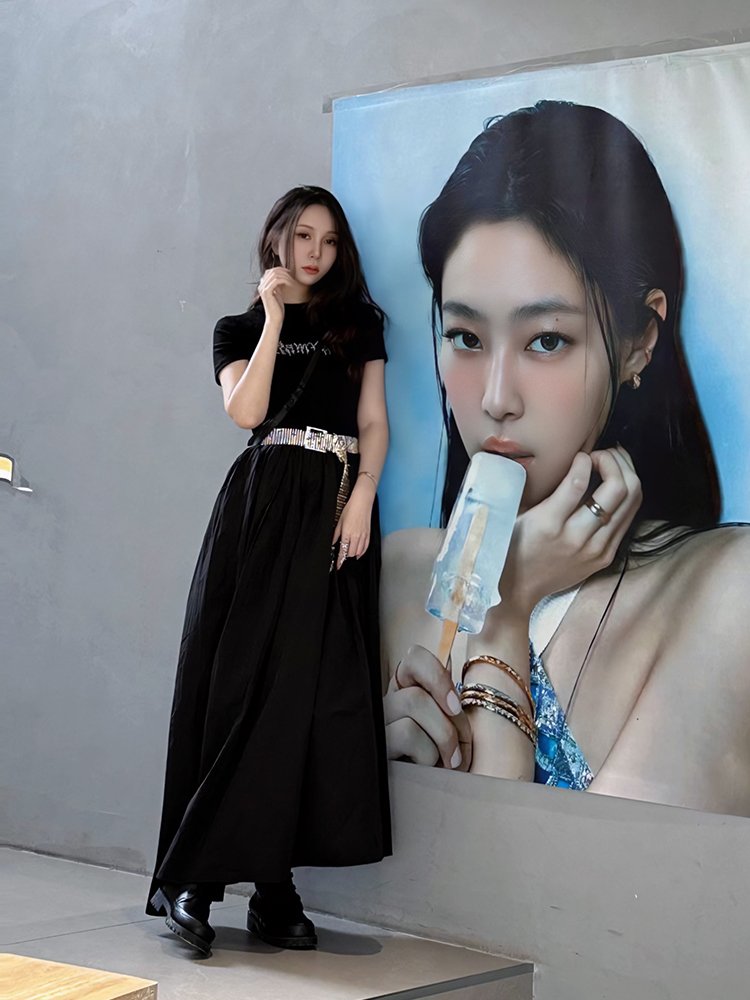写了你名字的黑色长裙🖤