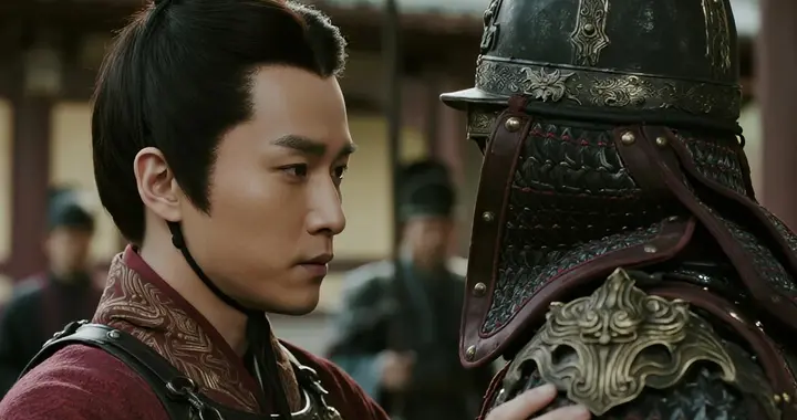 景琰登基后，触摸着林殊旧铠甲，竟在护心镜夹层发现一封信