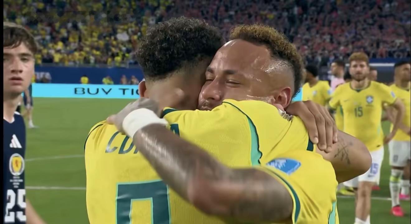 🇧🇷 巴西vs苏格兰3:0完胜 马儿一如既往的帅内马尔！替补登场的...