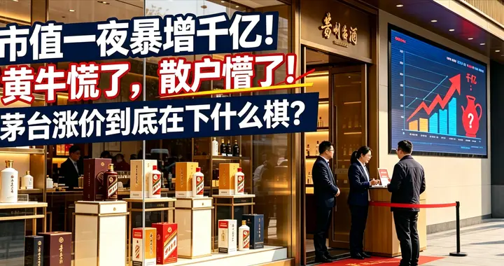 市值一夜暴增千亿！黄牛慌了，散户懵了！茅台涨价到底在下什么棋