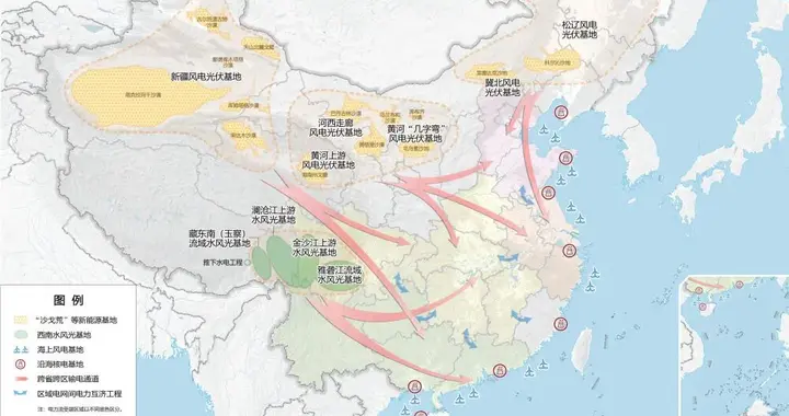 “十五五”规划纲要：十大清洁能源基地出炉，含沙戈荒、水风光