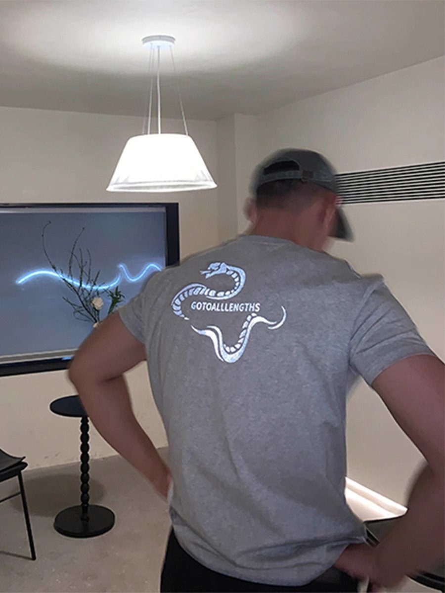 GTAL蛇年限定索罗娜短袖男夏季美式印花