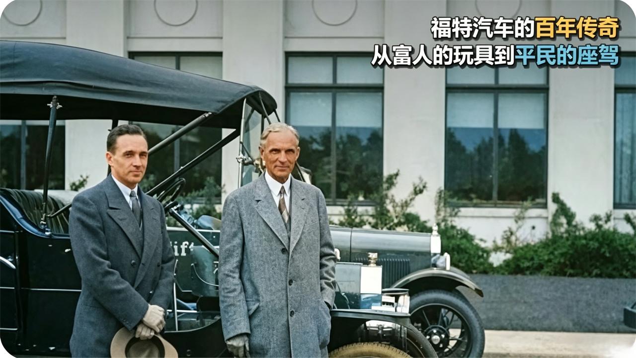 福特汽车的百年传奇：看看 100 年前的汽车什么样？（全彩修复）