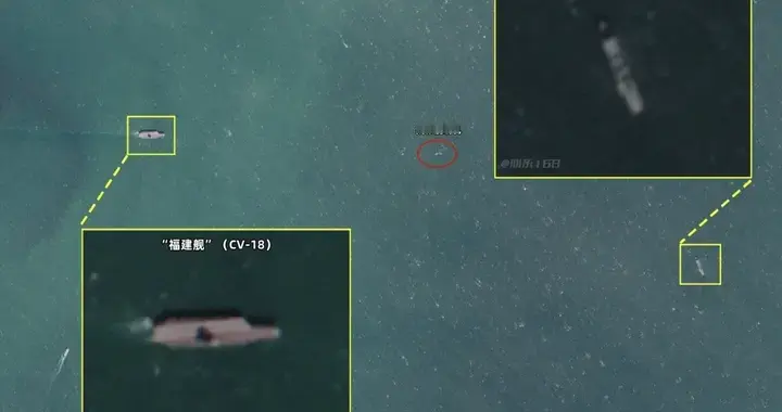 停靠20多天后，“福建舰”航母终于动身出门，期盼中的双航母