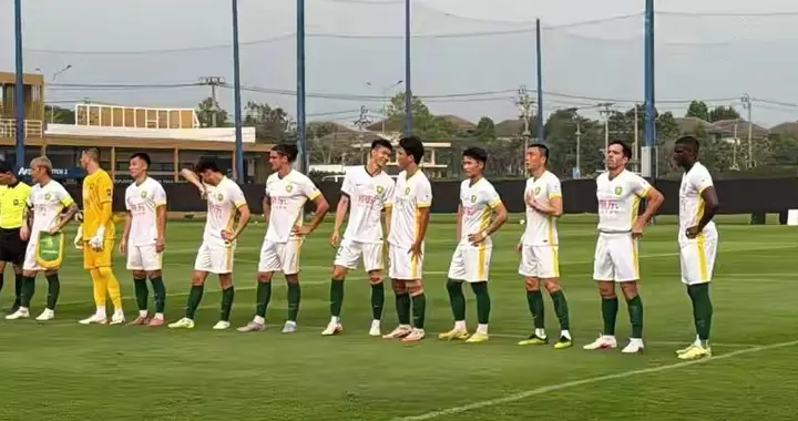 1-1打平、泰国冬训 北京国安与韩国K2联赛队伍华城FC 进行场热身赛