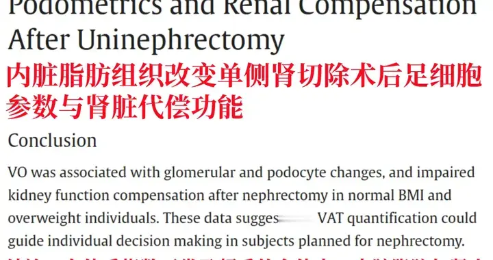 实锤了：内脏脂肪真伤肾，体重正常但脂肪多的人同样逃不掉！