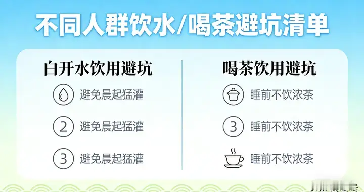 长期喝白开水和长期喝茶的人，到底谁更健康？答案其实很简单。