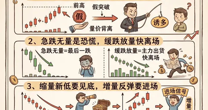 炒股5句口诀：上涨无量是诱多，连续大涨赶紧跑