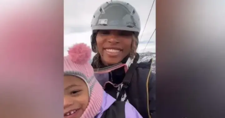 小威廉姆斯分享与女儿滑雪的甜蜜时刻