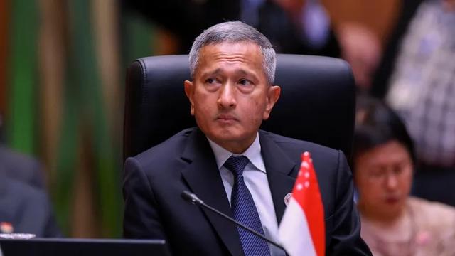 远方风林：4月7日，新加坡外长维文在新加