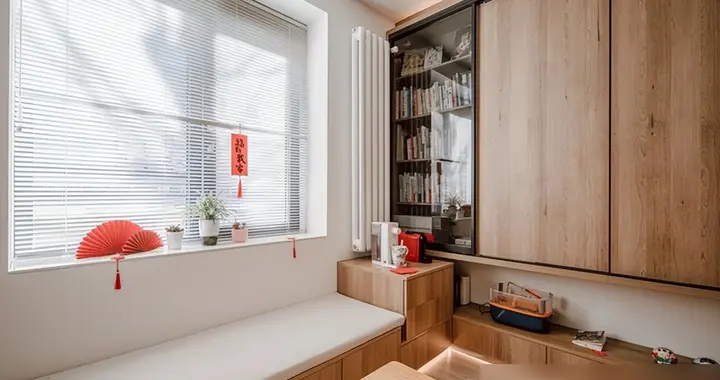 北京48㎡胡同老房：挤出二室一厅，卫浴三分离，关键是不拆墙！