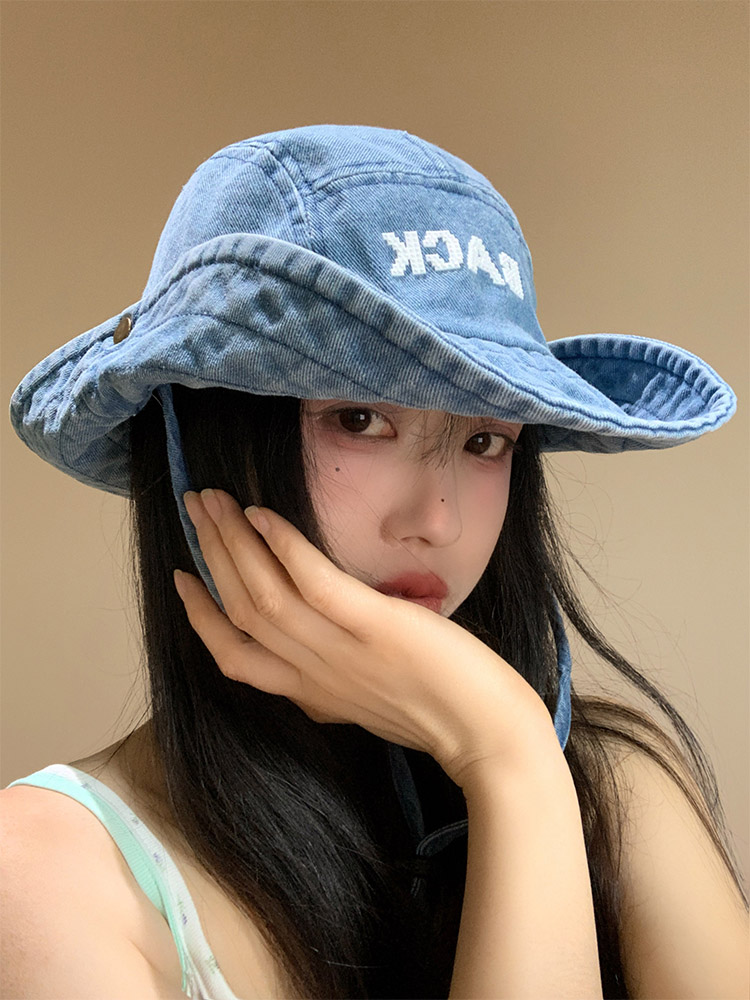 春夏季户外遮阳防晒西部牛仔渔夫帽！