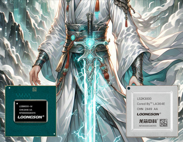 龙芯2K3000/3B6000M一出，天下孰与争锋？