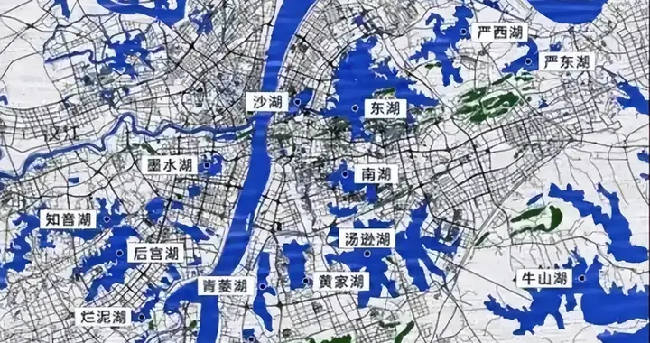武汉，为啥要建设“武汉新城”呢，或许和光谷没有湖泊有关吧