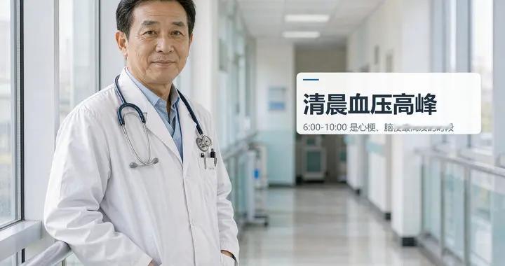 清晨6到10点血压冲高峰，这3个信号别硬扛