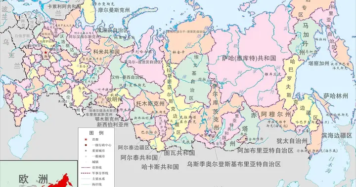 俄罗斯如何从2.4万平方公里的城邦小国扩张成世界第一领土大国