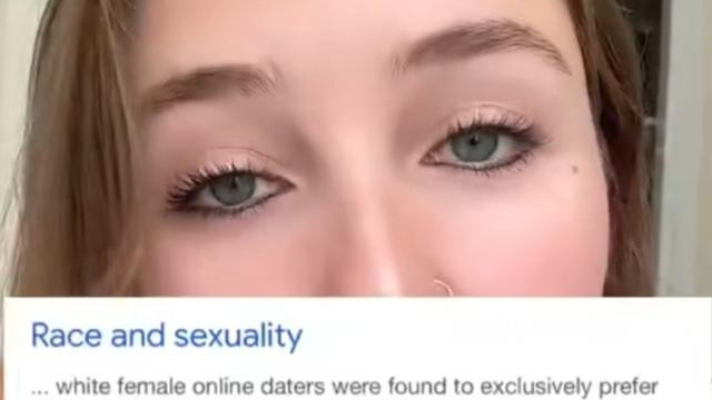 池深见娱：美国白人女子抱怨她与白人男性约