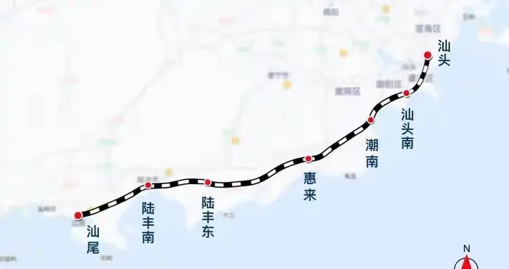 太好了！汕汕高铁昨天正式全线通车了！