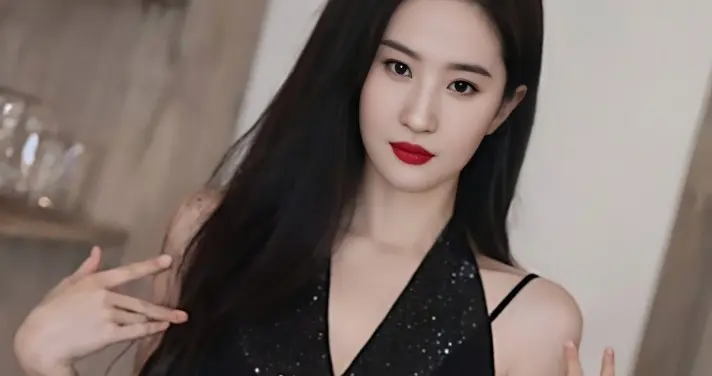 刘亦菲黑色造型惊艳绝伦气质优雅性感妩媚让人眼前一亮