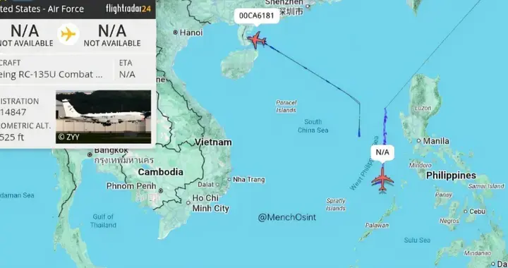 突发！相距100海里，中美战机黄岩岛对峙，解放军已“枪顶脑门”