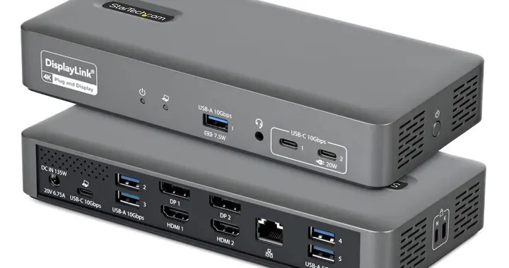 支持远程监控与固件更新，StarTech推出新款USB-C智能扩展坞