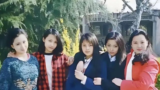 趣味娱乐吧：这群美女合影里，陈晓旭颜值不