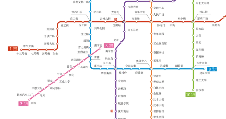沈阳地铁新盘点，十五五期间能动工几条地铁！