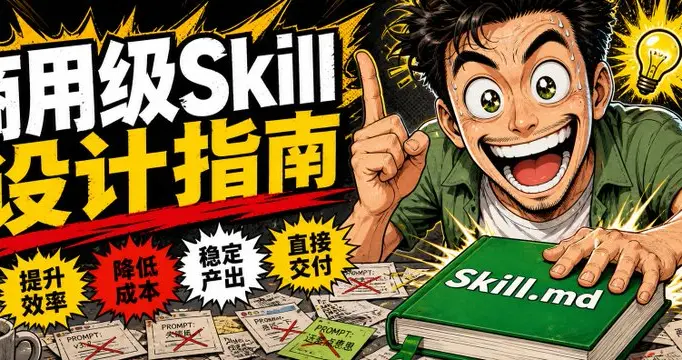 学好AI之Skills从0到1，如何设计一个商用级Skill【万字长文】