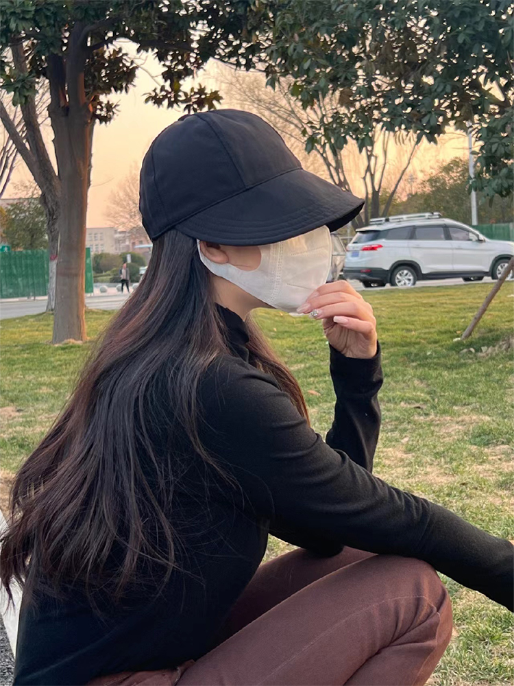 赵露思同款遮阳百搭帽子修脸显脸小显气质