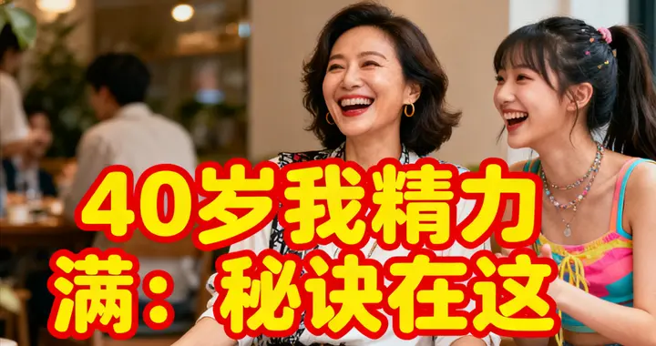 当95后向40岁的我请教如何保持精力：有些秘密藏不住了