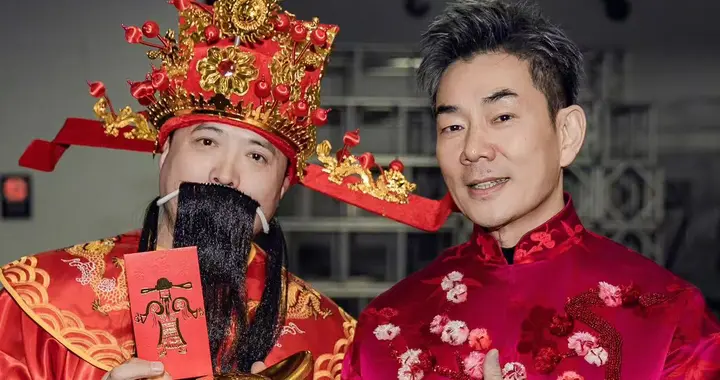 任贤齐年初五带财神派糖！粉丝疯狂连摄像都走丢，出动几十个保安