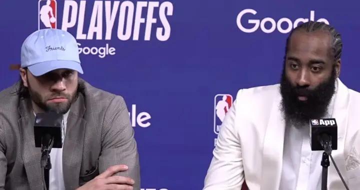 骑士季后赛开门红赛后采访：全队开启互吹模式