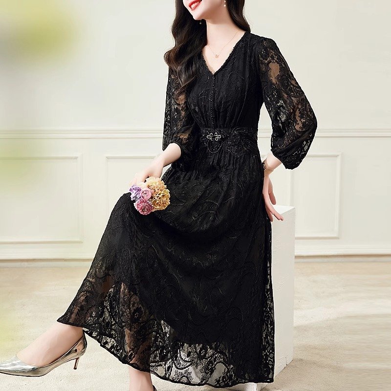 坚持穿高端真丝长裙，提升自己的优雅气质