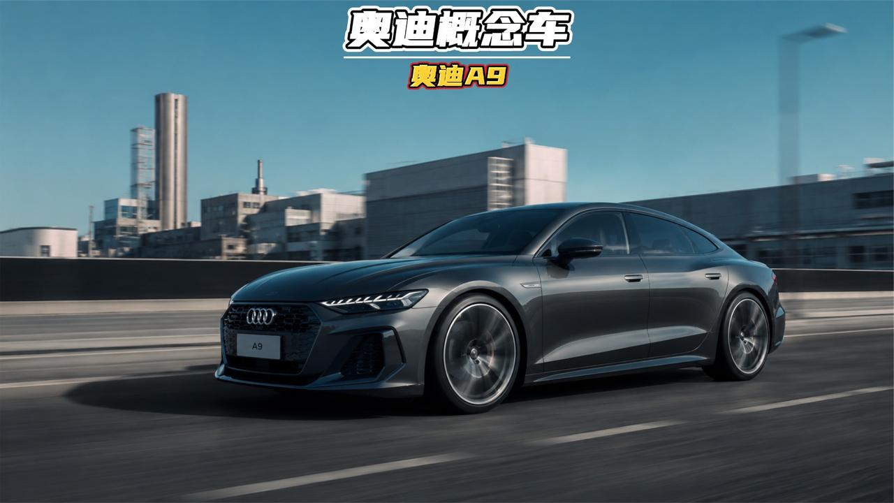 奥迪数字天花板，RS7在奥迪A9面前就像精神小伙！