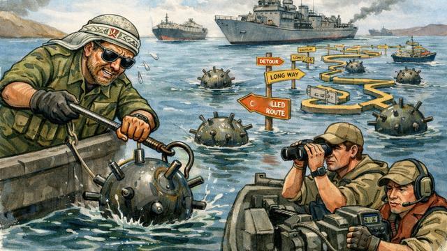 法海围炉夜话：伊朗自己布的水雷现在成了麻