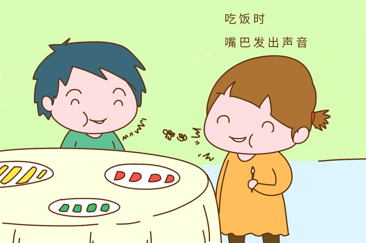 孩子饭桌上有这些小毛病, 要及时纠正, 极其讨人厌