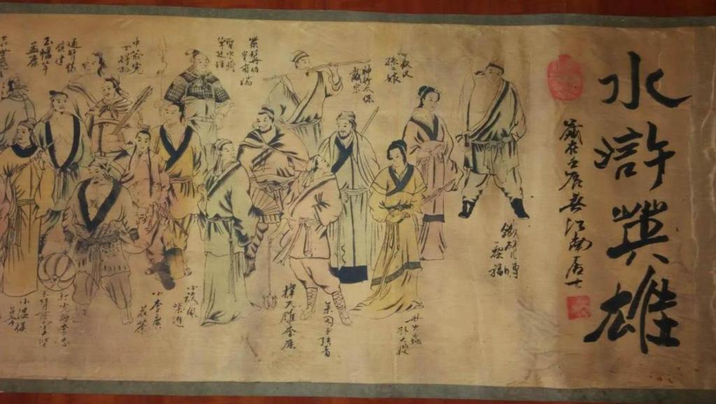 精品赏析——江南居士水浒英雄图