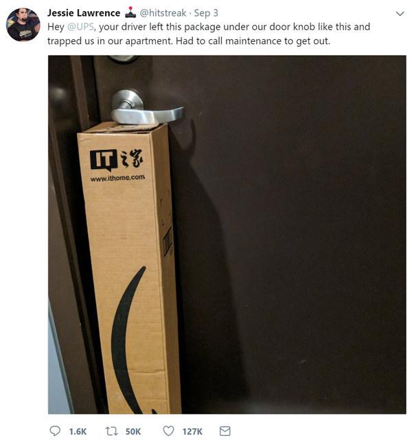 史上最悲催的收件人：被快递关在