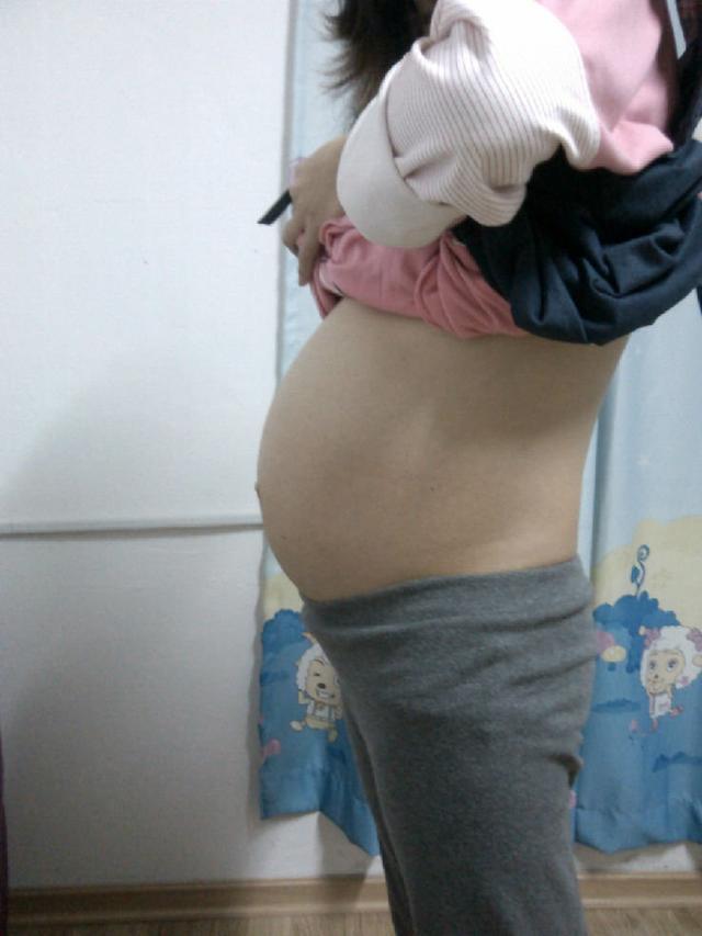 四维归来确认女宝一枚, 孕期肚型及症状分享, 传好孕啦