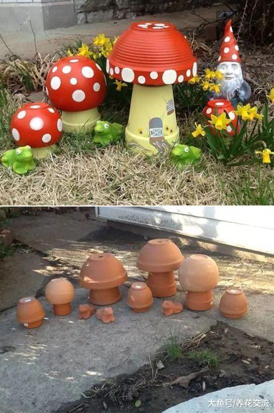 红陶盆用来养花都觉得浪费, 8个花盆园艺创意