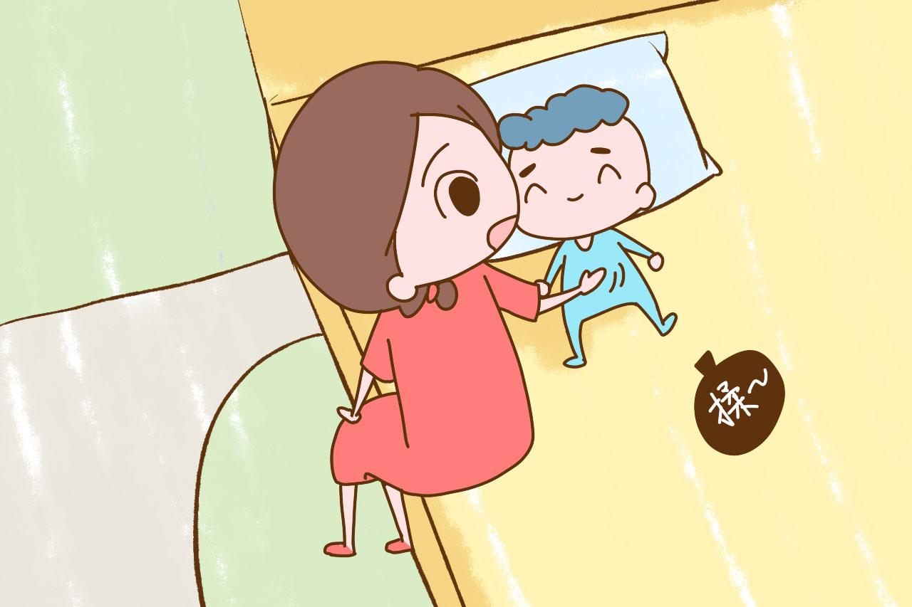 宝妈常抚摸孩子几个部位, 孩子睡眠质量高, 也利于发育