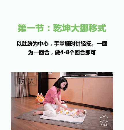 1-36月宝宝排气操, 动图教程, 妈妈赶快学起来 ????