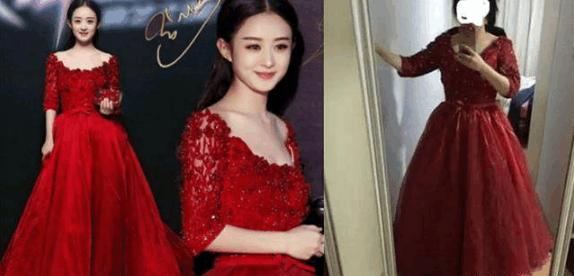 有一种勇气叫做穿上赵丽颖的同款衣服 没有对比就没有伤害