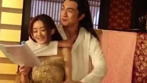 明星不为人知的穿帮镜头, 让赵丽颖直接对林更新说, 确实很硬